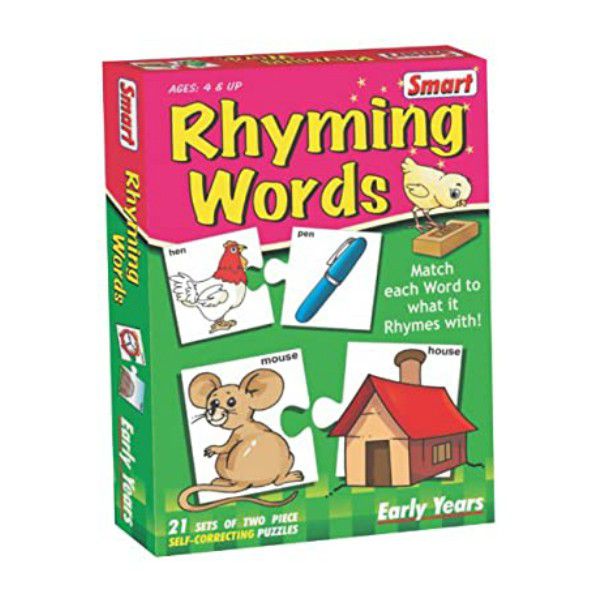 Smart Rhyming Words (Match Rhyming Words And Pictures Puzzles)