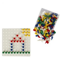 3D Pegboard (200 PEGS + 1 BOARD)