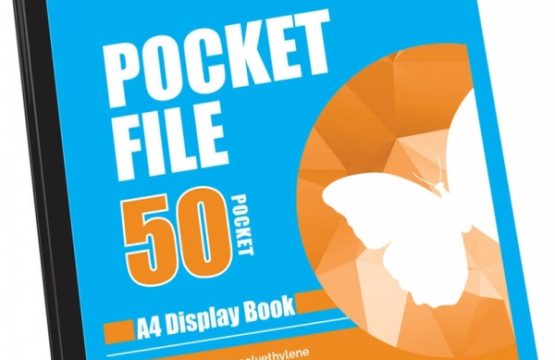 Pocket File Butterfly A4 50 Page