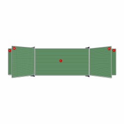 Educational Board Non-Magnetic Chalkboard (1220*1210 - Squares and Lines - Swing Leaf - Option B)