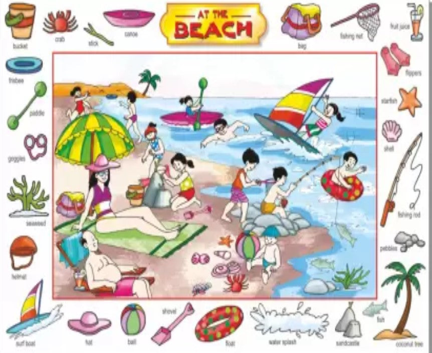Creatives Early Reading - Picture Talk (Beach)