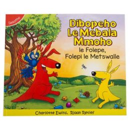 Book Sesotho - Shape & Colours (Dibopeho Le Mebala) le Flippie