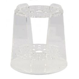 Brush Holder- Round Perspex (25 Hole)