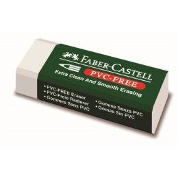 Eraser - 62x22x12mm (20pc) PVC Free - FaberCastell