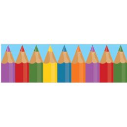 Magnetic Board Border 800mmx80mm - Colour Pencils