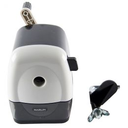 Sharpener - Desktop Metal Sharpener & Plastic Container - Marlin